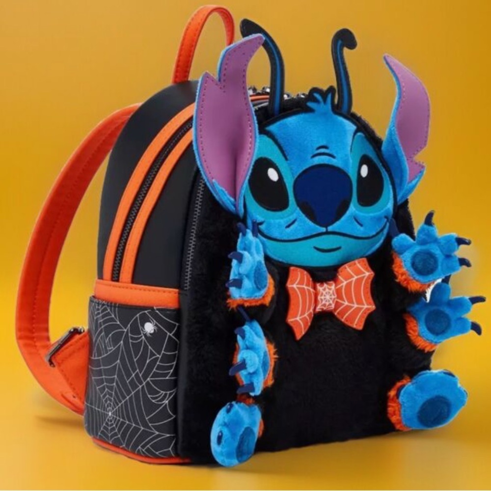Loungefly Disney Lilo & Stitch Spider Costume Stitch Figural Mini Backpack. NWT - Picture 2 of 4